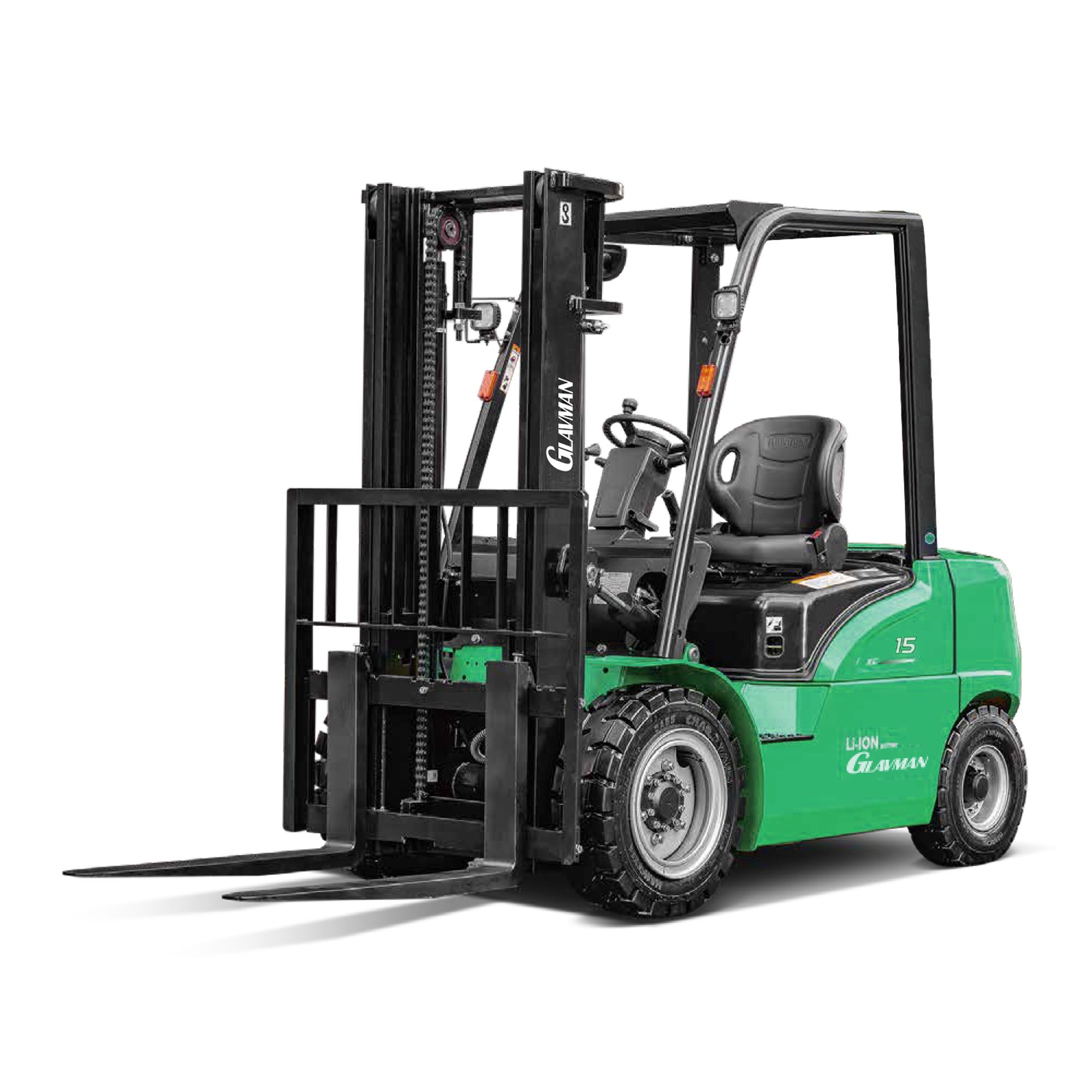 Вилочный электрический погрузчик GLAVMAN CPD15-XEY2HA-SI 3000 мм 1500 кг Li-ion SS PN